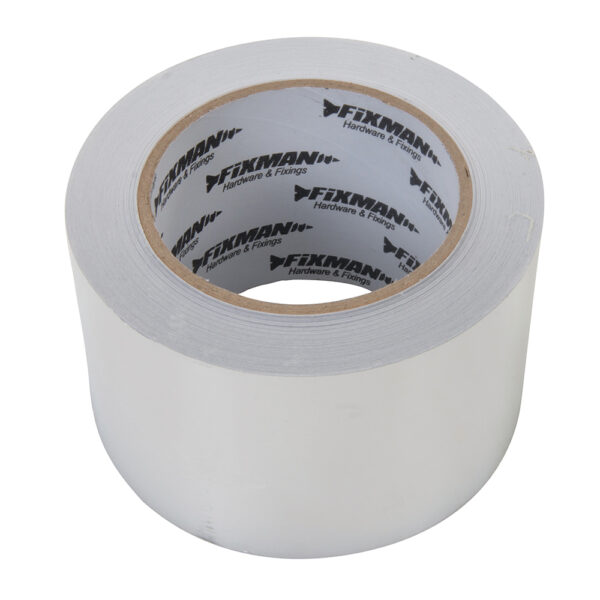 Aluminium foil tape on silicon paper liner with aggressive acrylic-based adhesive