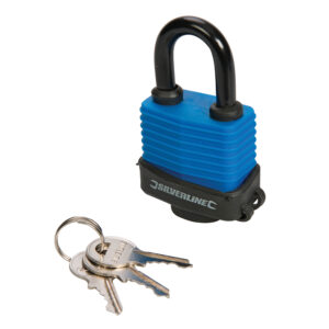 Steel body & shackle with rubber coating