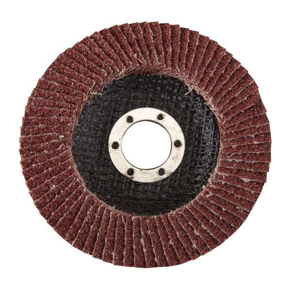 Heavy duty aluminium oxide cloth bonded to fibreglass backing disc