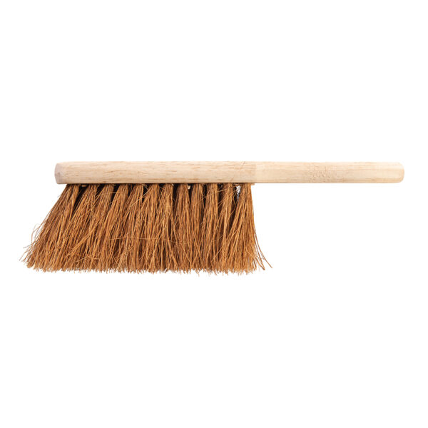 Rubberwood handle with soft coco bristles