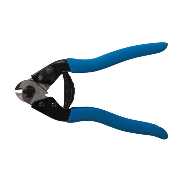 spring-loaded cutters with polished finish & PVC handles