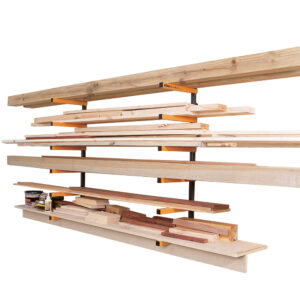 Provides generous storage for timber