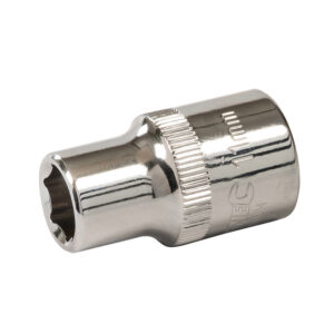 6-point hex socket for maximum torque transfer to the face of the fastener