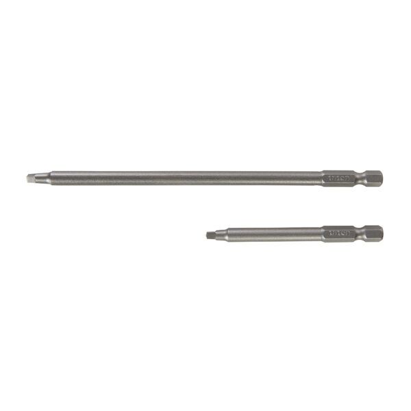 single-piece premium alloy steel with #2 square drive magnetic tips