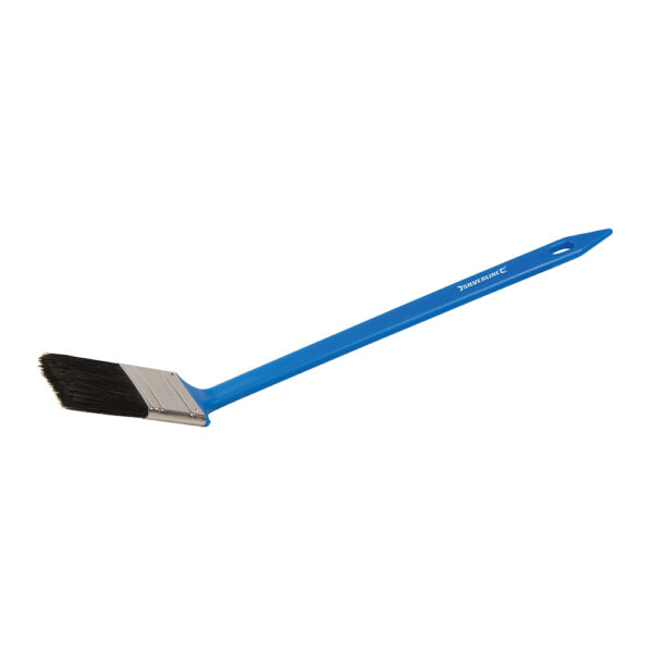 Angled pure bristle head for all types of paint