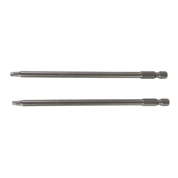 single-piece premium alloy steel construction with #2 square drive magnetic tips