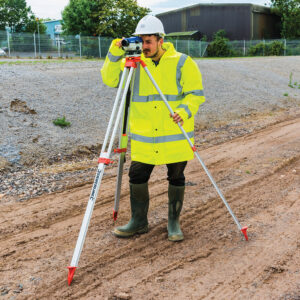 Independently adjustable legs with securing strap