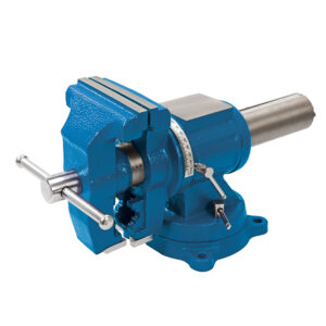 Rotating 360° vice head with 125mm (5") serrated jaws