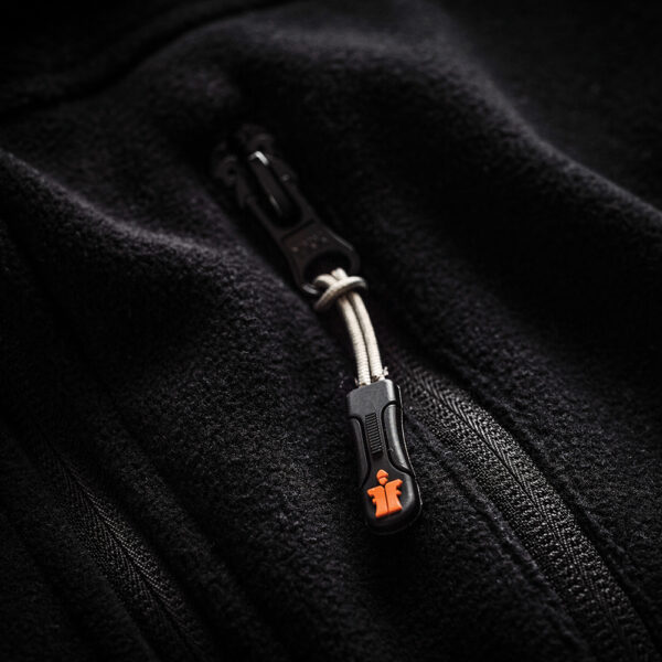 Front-fastening zip