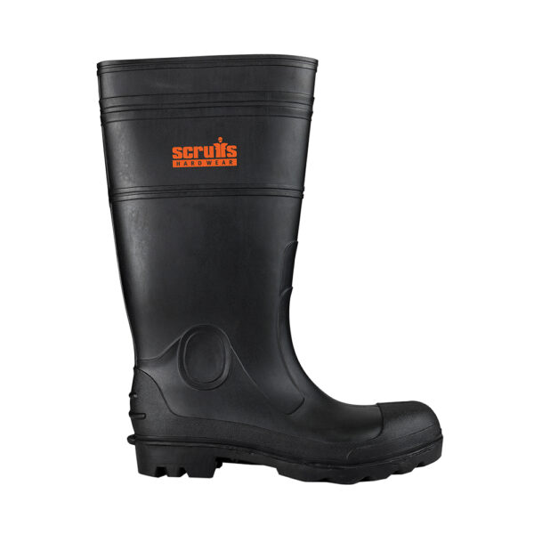 Waterproof welly with steel toecap & midplate